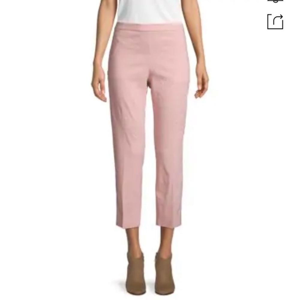 Theory pink side zip pants size 2